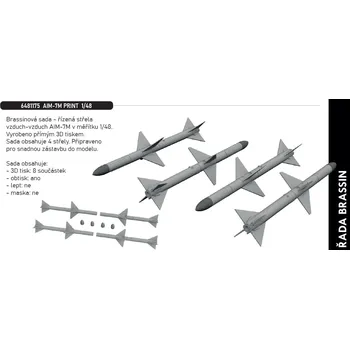 Plastikový model Eduard 1/48 AIM-7M PRINT