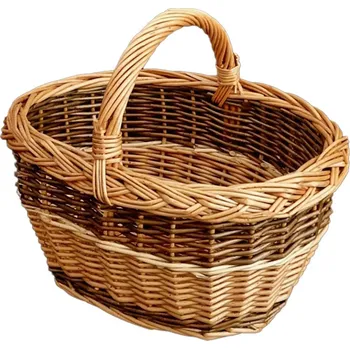 Zahradní vozík koš na houby dětský oválný 30x20x25cm lakovaný