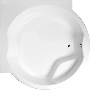 Vana Polysan ROYAL CORNER kulatá vana s konstrukcí 173x173x49cm, bílá