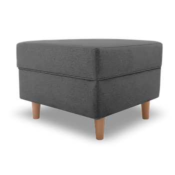 Taburet Taburet Volare/Loft, 52 x 52 cm, v šedé látce Avra 17