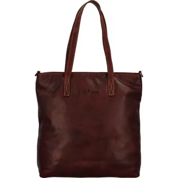 Kabelka Dámská kožená kabelka hnědá - Greenwood Emelia hnědá