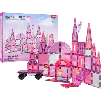 ostatní stavebnice RKToys Magnetická stavebnice s princeznou 126 dílků