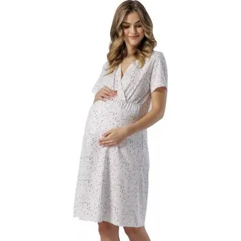 Dámská noční košile Dámská mateřská noční košile Lala 1588 LEVEZA tělová světlá XXL