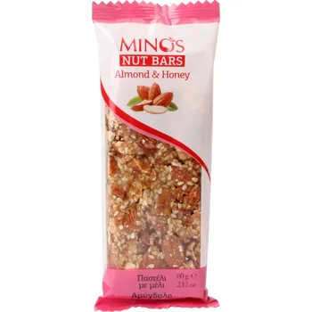 Minos Ořechová tyčinka - Mandle a med 60 g