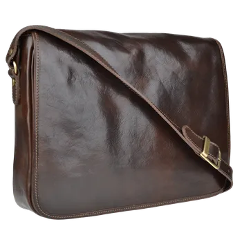 Pánská aktovka NovaKabelka.cz Kožená aktovka Lorenzo Cafe