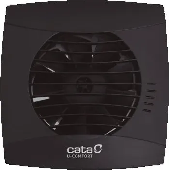 Klimatizace Cata UC 10 T BLACK axiální ventilátor 100 mm, nástěnný/stropní, s časovačem a zpětnou klapkou, černá