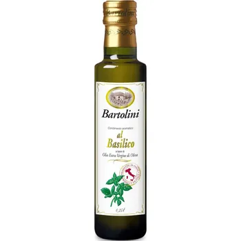 Rostlinný olej Bartolini Olivový olej extra virgin s bazalkou 250ml