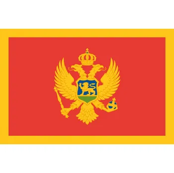 Vlajka Samolepka - vlajka Černá Hora - 6 x 4 cm