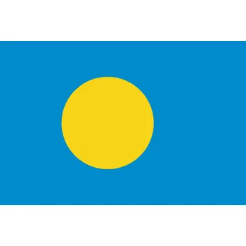 Vlajka Palau vlaječka - 11 x 16 cm - nasunutí, zavěšení