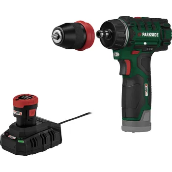 PARKSIDE® Aku vrtací šroubovák PBSA 12 E4, 2 Ah
