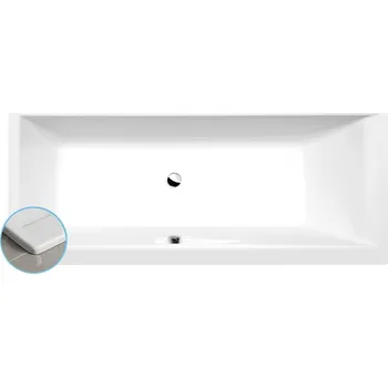 Vana Polysan CLEO SLIM obdélníková vana 170x75x48cm, bílá - 94611S