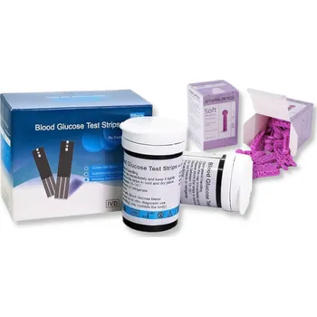 Testovací proužek do glukometru Contec Medical Devices Sada příslušenství ke glukometru: 50 proužků, 50 lancet