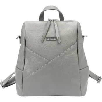 Městský batoh Dámský kožený batoh MiaMore 01-047 šedý