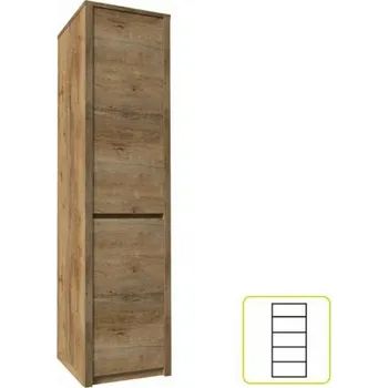 Komoda Skříně a komody MONTANA S1D Dub lefkas Doprava ZDARMA.