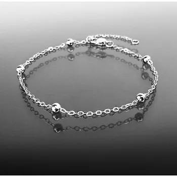 Náramek Ocelový náramek s kuličkami č. 1433
