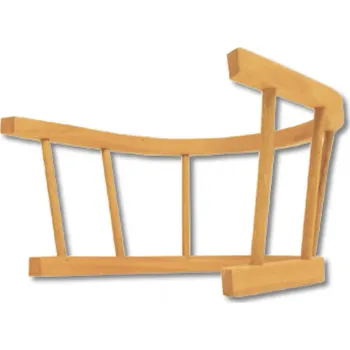 Sáně Drewmax Opěrka na sáně z masivního buku AD301 pacyg