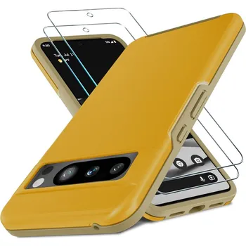 Pouzdro na mobilní telefon Ochranný kryt + 2x ochranné sklo na Google Pixel 8 Pro - Poškozená krabice