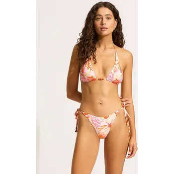 Dámské plavky Plavky Seafolly Weiß/ Orange 6382036 XL