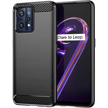 Pouzdro na mobilní telefon Kryt Realme 9 černý (obal neboli pouzdro na Realme 9)