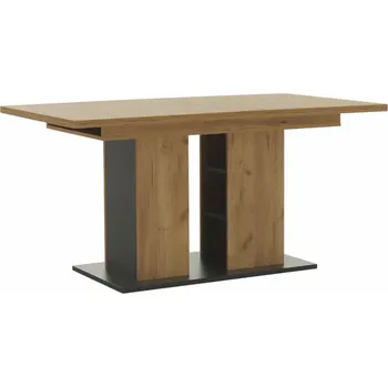 Jídelní stůl Tempo Kondela Jídelní stůl, dub craft zlatý/grafit šedá, 155-204x86 cm, FIDEL