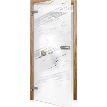 Interiérové dveře GLASSDOOR Celoskleněné otočné dveře čiré Travesto