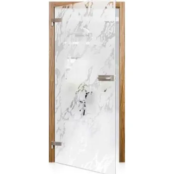 Interiérové dveře GLASSDOOR Celoskleněné otočné dveře matné Crosta