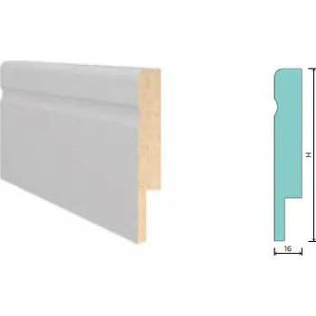 soklová lišta Archo Soklová lišta z MDF 2000mm Soft 04