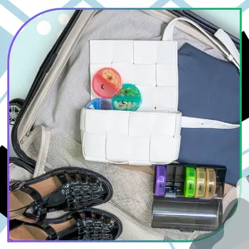 Lékárnička Camerazar Krabička, kazeta, barevný organizér na léky, 7 dní