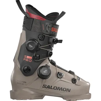 Sjezdové lyžování Salomon S/PRO SUPRA DUAL BOA 120 - Roasted Cashew/Black/Samba Met. 26/26.5