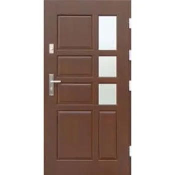 Vchodové dveře ArchoD Venkovní vchodové dřevěné dveře Masivní D-45