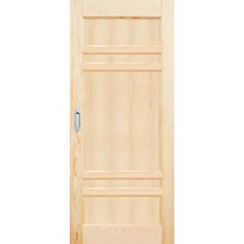 Vchodové dveře ArchoD Posuvné dveře do pouzdra dřevěné dýhované z borovice Halifax