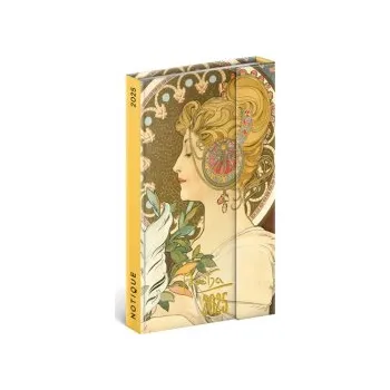 Kalendář Týdenní magnetický diář Alfons Mucha 2025