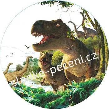 Přisada na vaření a pečení Obrázek Jedlý papír Dinosaurus C