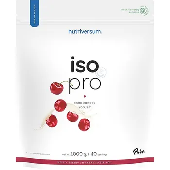 Protein Nutriversum Iso Pro (1000 g, Třešňový jogurt)