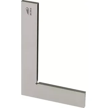 Úhloměr Úhelník přesný plochý DIN 875/0 A 75x50mm nerez Helios-Preisser