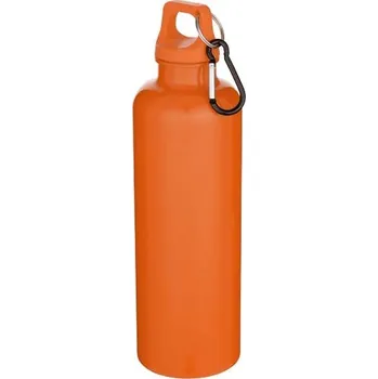 Láhev Oregon 750 ml láhev na vodu s karabinou z recyklovaného plastu s certifikací RCS - Oranžová