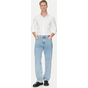 Oblečení a móda Calvin Klein Košile K10K114316 Bílá Slim Fit 45