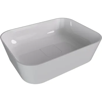 Umyvadlo Polysan Umyvadlo na desku Banera 49,5x34,5 cm bez přepadu bílá 14596