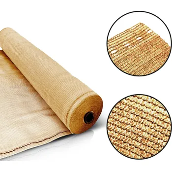 zahradní zástěna SVX Stínící síť pískově žlutá 95% - délka 25m - výška 1m 1m,25m