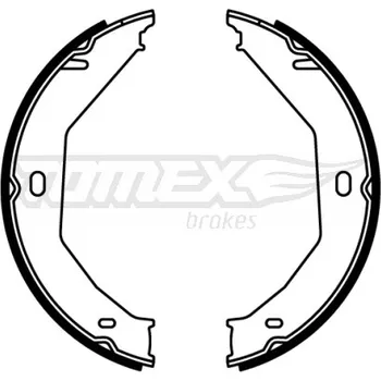 Brzdová čelist Sada brzdových čelistí TOMEX Brakes TX 22-58