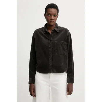 Pánská košile Manšestrová košile Marc O'Polo 5000007448 hnědá 89X, vel. M