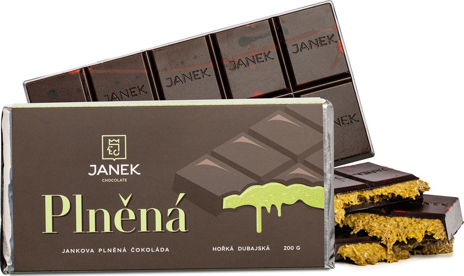 Čokoládovna JANEK JANKOVA Dubajská čokoláda - tmavá