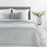 Přehoz na postel FAETANO stříbrná 220x240 cm Mybesthome