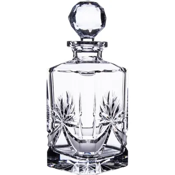 BOHEMIA CRYSTAL Broušená karafa na whisky - Bohemia Crystal brus Mašle 800ml