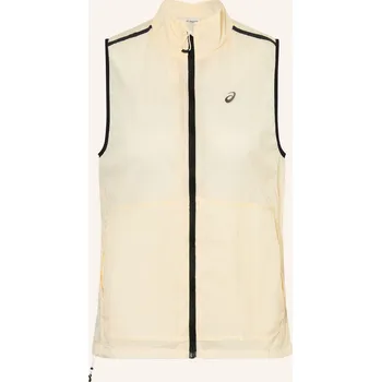 Dámská móda Asics Dámská Běžecká Vesta Metarun Packable, krémová / černá, 42