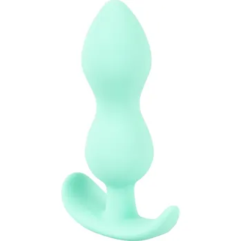 Anální kolík Cuties Mini Plug kuličkový silikonový kolík mint