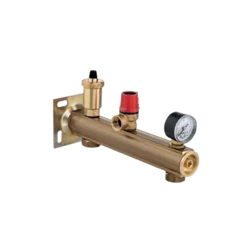 Bezpečnostní mosazná skupina 6 barů pro kotle na pevná paliva