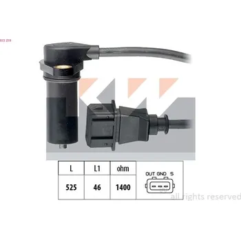 Kliková hřídel Generátor impulsů, klikový hřídel KW 453 219