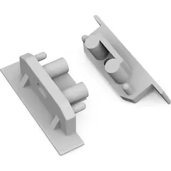 LED osvětlení koncovka GROOVE10 šedá hranatá pár 3209301602