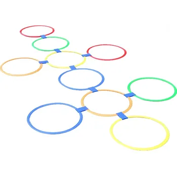 Společenská hra Merc sport Agility kruhy – spojovací sada velké kruhy (10 ks + klipy)